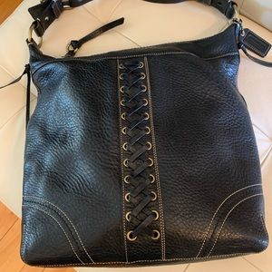 Coach vintage leather bucket bag